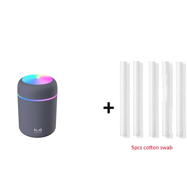 Portable 300ml Humidifier USB Ultrasonic Dazzle Cup Aroma Diffuser Cool Mist Maker Air Humidifier Purifier with Romantic Light - eZthings USA WE SORT ALL THE CRAZIEST GADGETS, GIZMOS, TOYS & TECHNOLOGY, SO YOU DON'T HAVE TO.