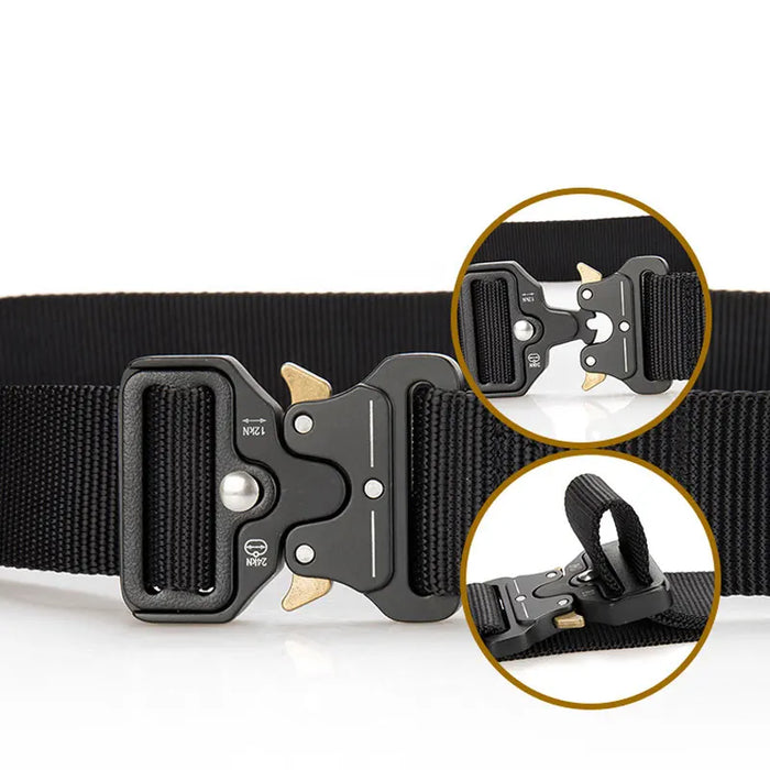 Tactical Belt Nylon Military Army belt Outdoor Metal Buckle Police Heavy Duty Training Hunting Belt 125CM 3.8cm Wide - eZthings USA WE SORT ALL THE CRAZIEST GADGETS, GIZMOS, TOYS & TECHNOLOGY, SO YOU DON'T HAVE TO.