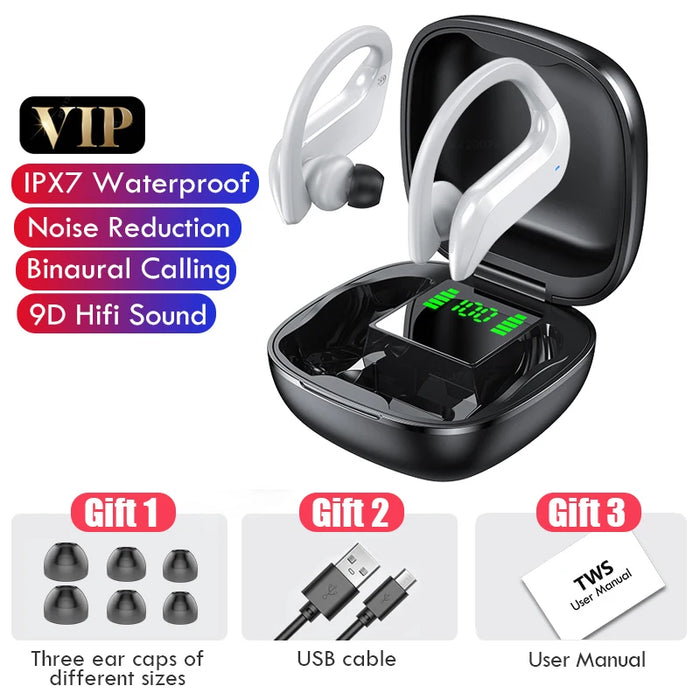 eThings TWS Bluetooth 5.0 Earphones Wireless Bluetooth Headphone Noise Cancelling 9D HiFi Stereo Sport Headset Handsfree With Microphone - eZthings USA WE SORT ALL THE CRAZIEST GADGETS, GIZMOS, TOYS & TECHNOLOGY, SO YOU DON'T HAVE TO.