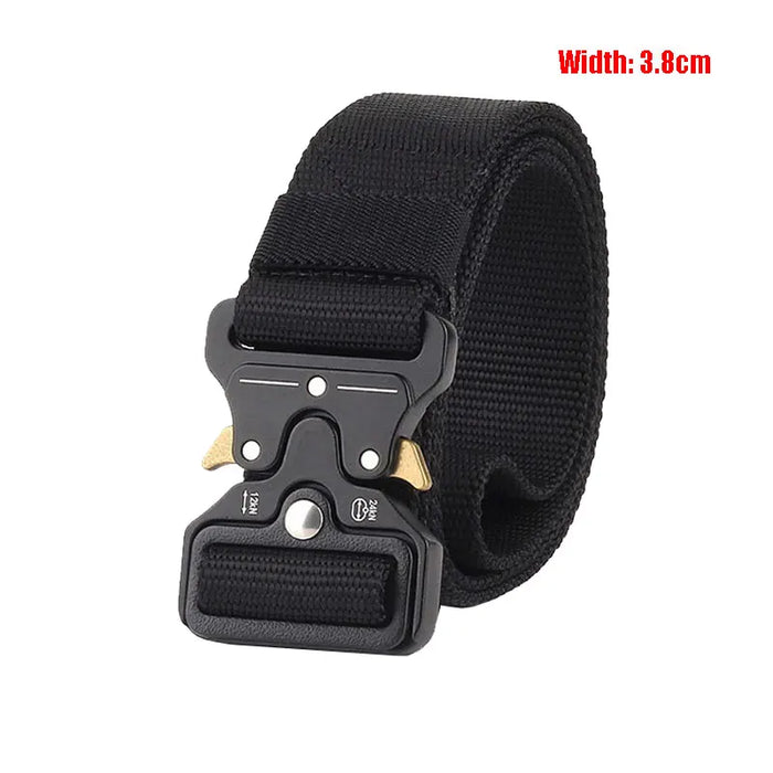 Tactical Belt Nylon Military Army belt Outdoor Metal Buckle Police Heavy Duty Training Hunting Belt 125CM 3.8cm Wide - eZthings USA WE SORT ALL THE CRAZIEST GADGETS, GIZMOS, TOYS & TECHNOLOGY, SO YOU DON'T HAVE TO.