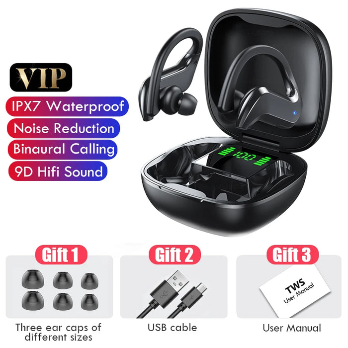 eThings TWS Bluetooth 5.0 Earphones Wireless Bluetooth Headphone Noise Cancelling 9D HiFi Stereo Sport Headset Handsfree With Microphone - eZthings USA WE SORT ALL THE CRAZIEST GADGETS, GIZMOS, TOYS & TECHNOLOGY, SO YOU DON'T HAVE TO.