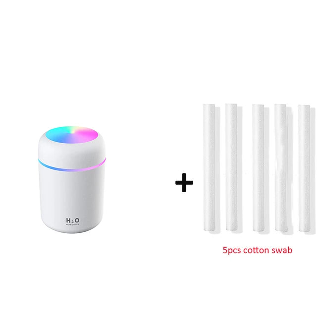 Portable 300ml Humidifier USB Ultrasonic Dazzle Cup Aroma Diffuser Cool Mist Maker Air Humidifier Purifier with Romantic Light - eZthings USA WE SORT ALL THE CRAZIEST GADGETS, GIZMOS, TOYS & TECHNOLOGY, SO YOU DON'T HAVE TO.