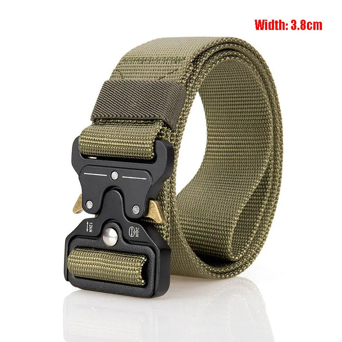 Tactical Belt Nylon Military Army belt Outdoor Metal Buckle Police Heavy Duty Training Hunting Belt 125CM 3.8cm Wide - eZthings USA WE SORT ALL THE CRAZIEST GADGETS, GIZMOS, TOYS & TECHNOLOGY, SO YOU DON'T HAVE TO.
