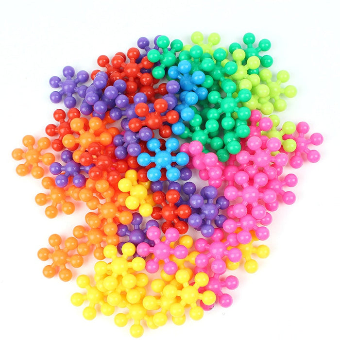 200 Pieces 3D Interlocking Building Blocks STEM Toy