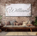 Family Name Sign - eZthings USA WE SORT ALL THE CRAZIEST GADGETS, GIZMOS, TOYS & TECHNOLOGY, SO YOU DON'T HAVE TO.
