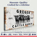 Cattle Ranch Rustic Sign - eZthings USA WE SORT ALL THE CRAZIEST GADGETS, GIZMOS, TOYS & TECHNOLOGY, SO YOU DON'T HAVE TO.