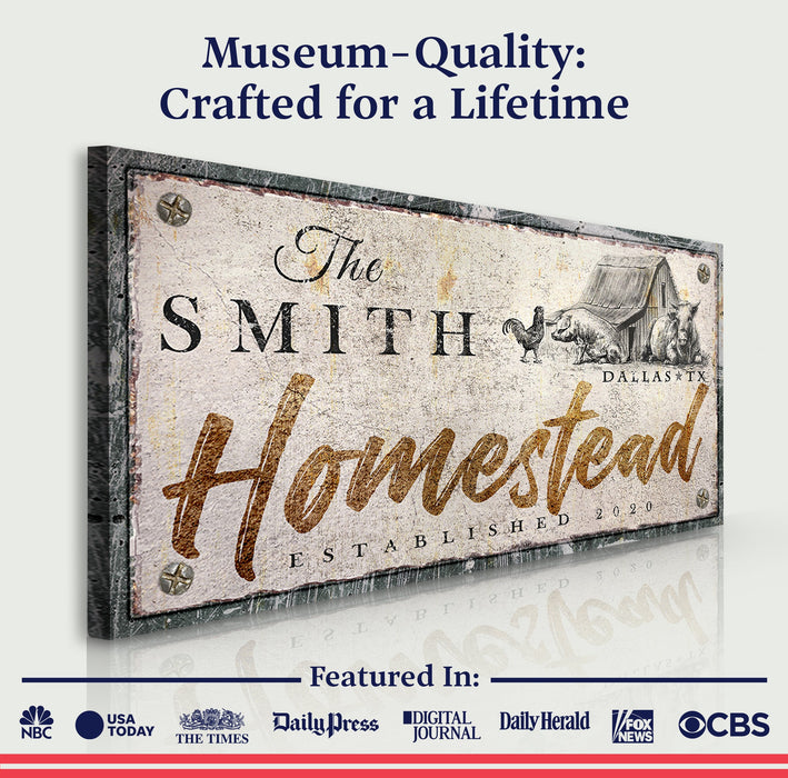 Homestead Sign IV