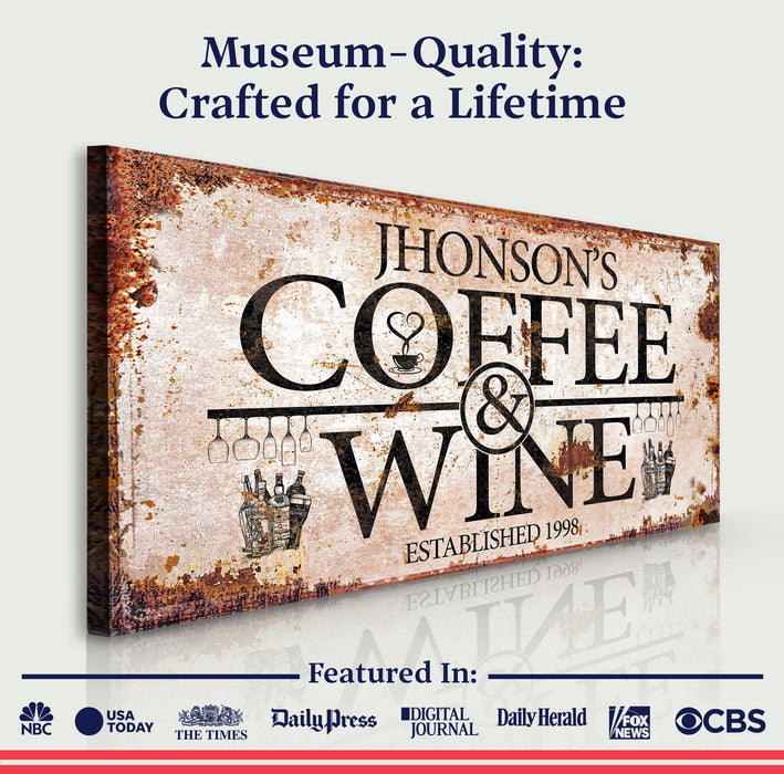 Coffee and Wine Sign II