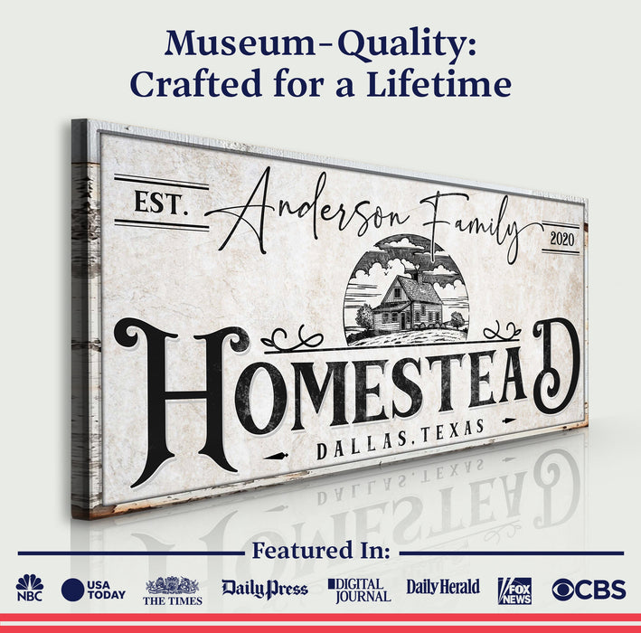 Homestead Sign XII