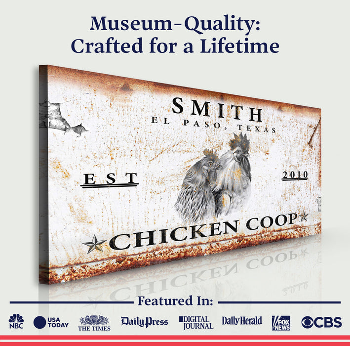 Chicken Coop Sign V