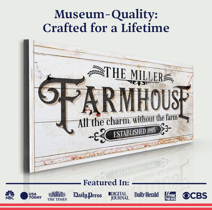 Personalized Farmhouse Sign II