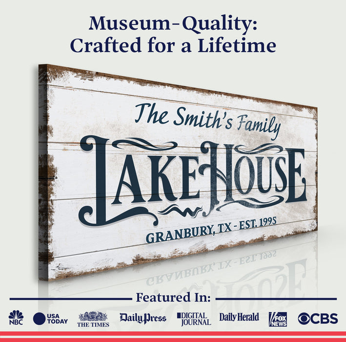 Lake House Sign VII