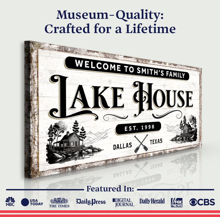 Lake House Sign VIII