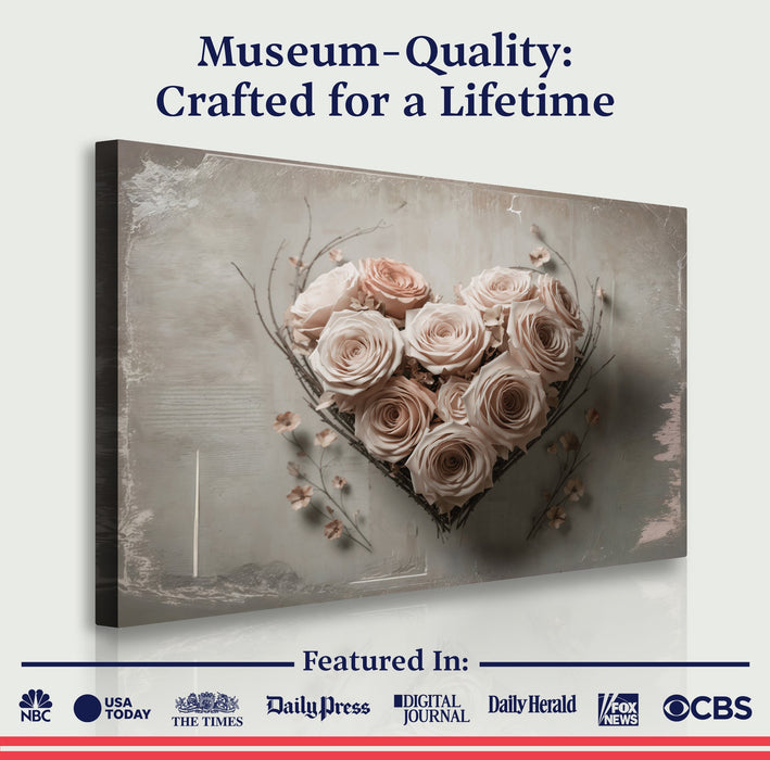 Floral Heart Wall Art