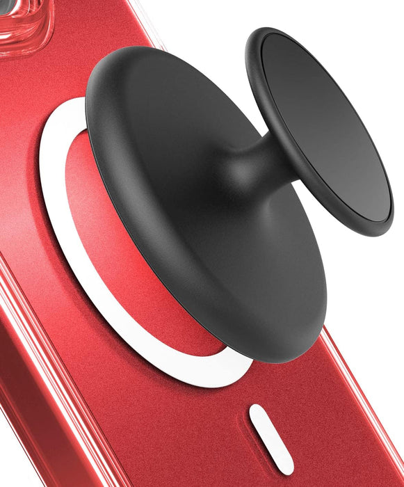 Magnetic Phone Grip - Designed for MagSafe, iPhone 15 Pro Max and iPhone 14/13/12 Cases and Accessories (2-in-1 Holder + Kickstand)