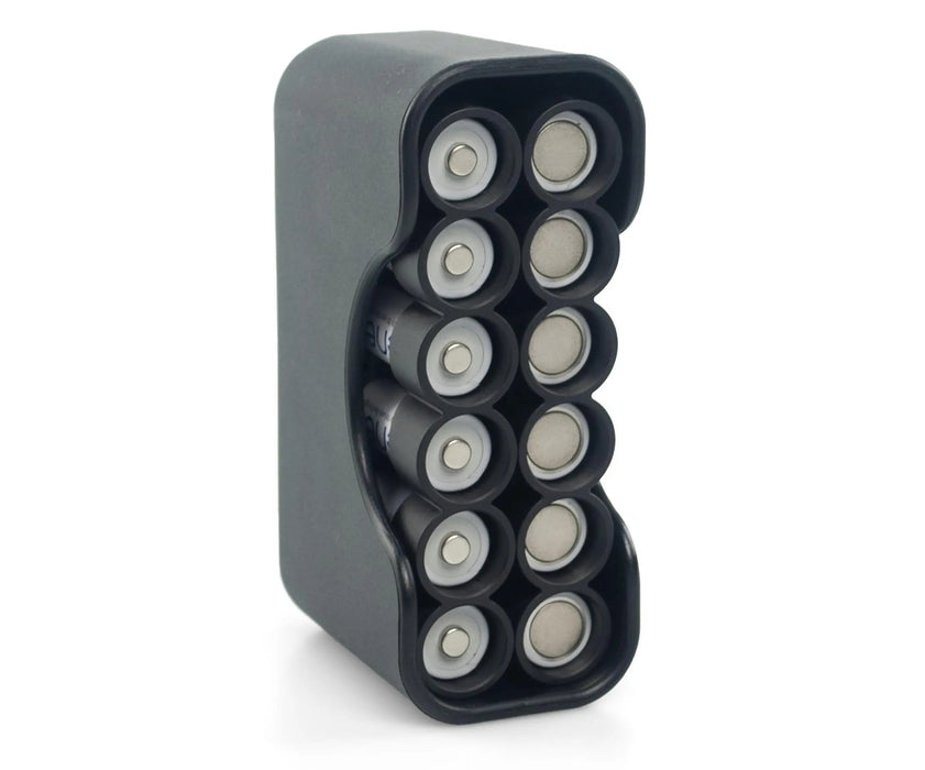 Magnetic AA 12 Pack Embedded with Cradle - eZthings USA WE SORT ALL THE CRAZIEST GADGETS, GIZMOS, TOYS & TECHNOLOGY, SO YOU DON'T HAVE TO.