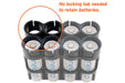 Magnetic AA 8 Pack - eZthings USA WE SORT ALL THE CRAZIEST GADGETS, GIZMOS, TOYS & TECHNOLOGY, SO YOU DON'T HAVE TO.