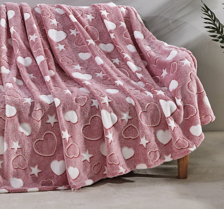 Christmas Blanket Cozy Festive Holiday Throw Blanket 50" x 60"