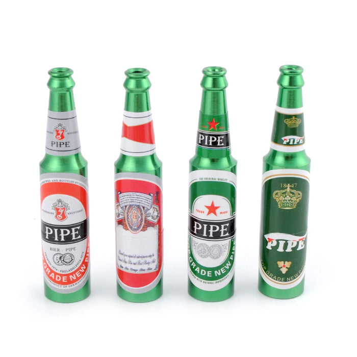 eThings New Design Mini Beer Smoking Metal Herb Tobacco Pipes Portable Creative Gifts 5 Random Colors Tube Pipes Accessories - eZthings USA WE SORT ALL THE CRAZIEST GADGETS, GIZMOS, TOYS & TECHNOLOGY, SO YOU DON'T HAVE TO.