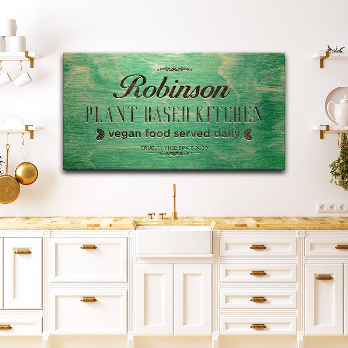 Plant Based Kitchen Sign - eZthings USA WE SORT ALL THE CRAZIEST GADGETS, GIZMOS, TOYS & TECHNOLOGY, SO YOU DON'T HAVE TO.