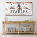 Rustic Stables Decor Sign - eZthings USA WE SORT ALL THE CRAZIEST GADGETS, GIZMOS, TOYS & TECHNOLOGY, SO YOU DON'T HAVE TO.