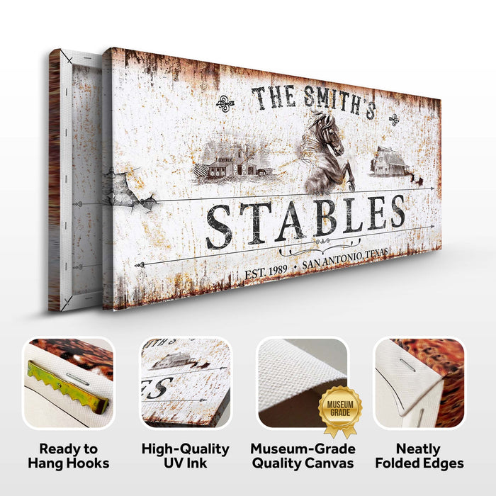 Rustic Stables Decor Sign - eZthings USA WE SORT ALL THE CRAZIEST GADGETS, GIZMOS, TOYS & TECHNOLOGY, SO YOU DON'T HAVE TO.