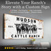 Cattle Ranch Rustic Sign - eZthings USA WE SORT ALL THE CRAZIEST GADGETS, GIZMOS, TOYS & TECHNOLOGY, SO YOU DON'T HAVE TO.