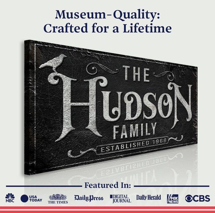 Personalized Gothic Sign IV