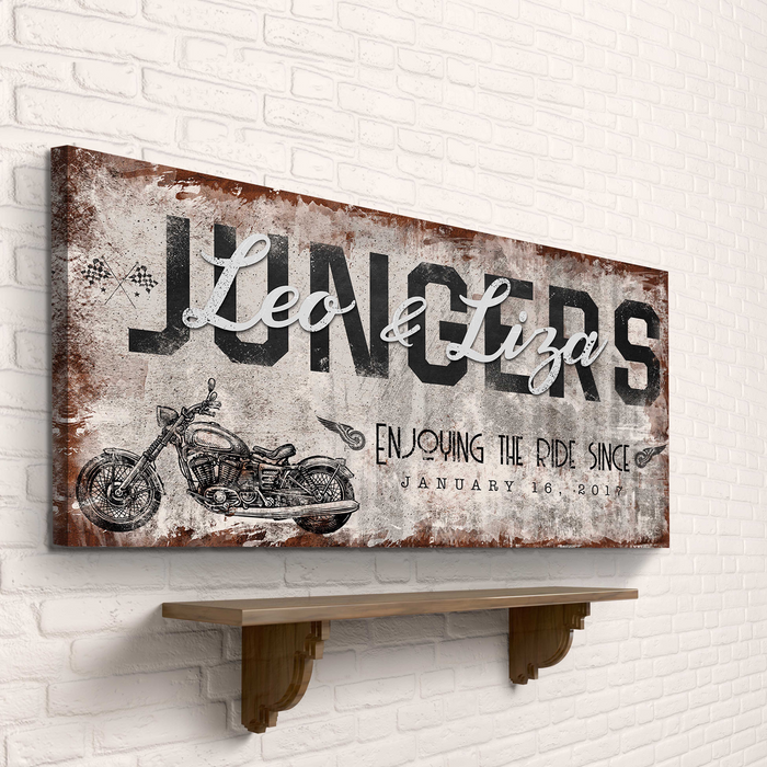 Enjoy the Bike Ride Sign - eZthings USA WE SORT ALL THE CRAZIEST GADGETS, GIZMOS, TOYS & TECHNOLOGY, SO YOU DON'T HAVE TO.