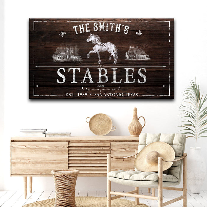 Rustic Stables Decor Sign - eZthings USA WE SORT ALL THE CRAZIEST GADGETS, GIZMOS, TOYS & TECHNOLOGY, SO YOU DON'T HAVE TO.