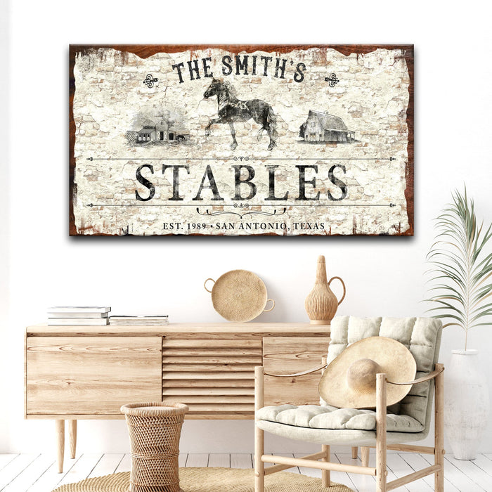 Rustic Stables Decor Sign - eZthings USA WE SORT ALL THE CRAZIEST GADGETS, GIZMOS, TOYS & TECHNOLOGY, SO YOU DON'T HAVE TO.