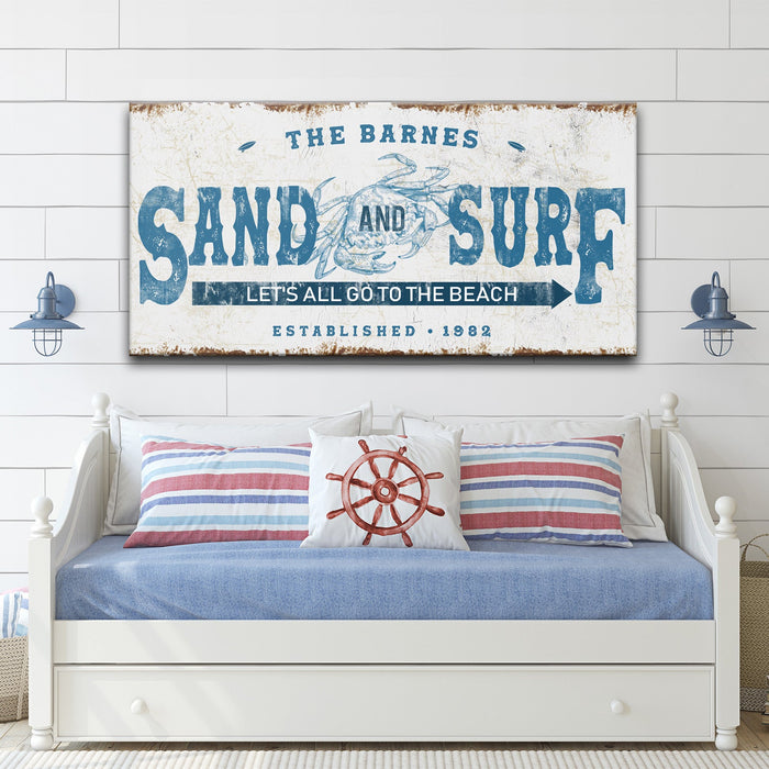 Sand And Surf Sign - eZthings USA WE SORT ALL THE CRAZIEST GADGETS, GIZMOS, TOYS & TECHNOLOGY, SO YOU DON'T HAVE TO.
