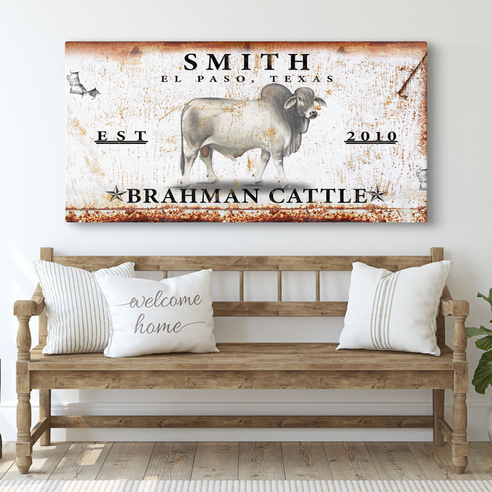 Brahman Cattle Sign - eZthings USA WE SORT ALL THE CRAZIEST GADGETS, GIZMOS, TOYS & TECHNOLOGY, SO YOU DON'T HAVE TO.