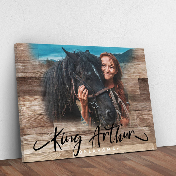 Wooden Animal Portrait Sign | Personalized Canvas Wall Art - eZthings USA WE SORT ALL THE CRAZIEST GADGETS, GIZMOS, TOYS & TECHNOLOGY, SO YOU DON'T HAVE TO.