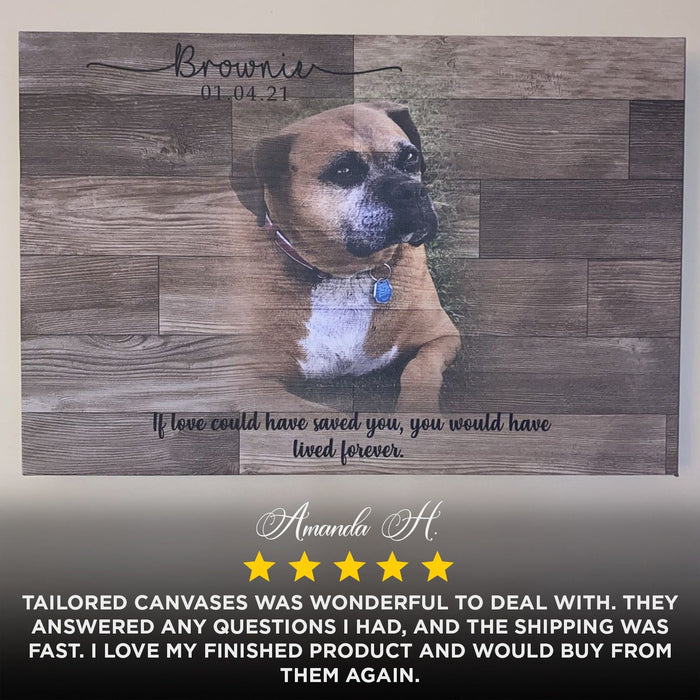 Wooden Animal Portrait Sign | Personalized Canvas Wall Art - eZthings USA WE SORT ALL THE CRAZIEST GADGETS, GIZMOS, TOYS & TECHNOLOGY, SO YOU DON'T HAVE TO.