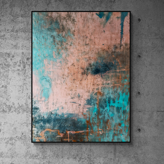 Canvas Print: "Patina Cascade"