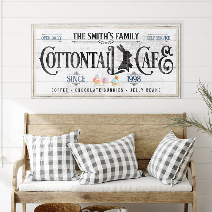 Personalized Easter Bunny Sign