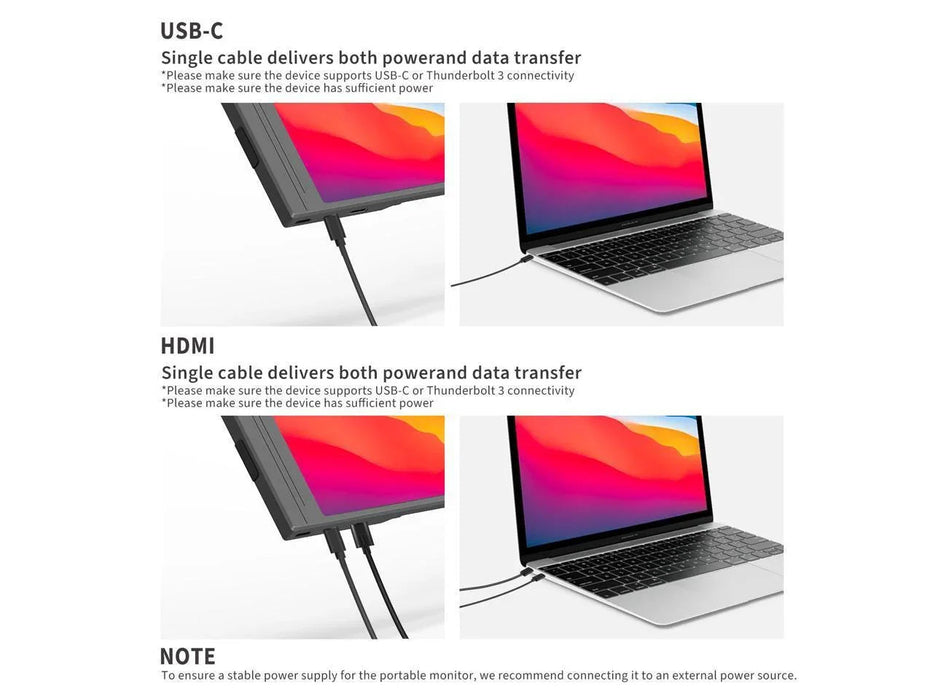 ReHisk RE-15.6TT - Touch Screen Portable Monitor FHD 1080P - eZthings USA WE SORT ALL THE CRAZIEST GADGETS, GIZMOS, TOYS & TECHNOLOGY, SO YOU DON'T HAVE TO.