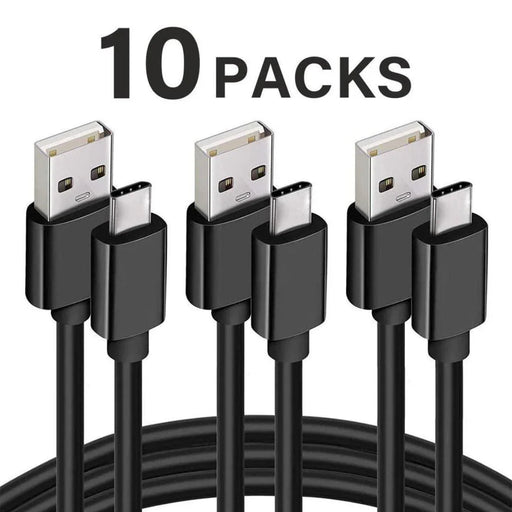 ReHisk Versatile USB-A to USB-C Cable 10 Packs - eZthings USA WE SORT ALL THE CRAZIEST GADGETS, GIZMOS, TOYS & TECHNOLOGY, SO YOU DON'T HAVE TO.