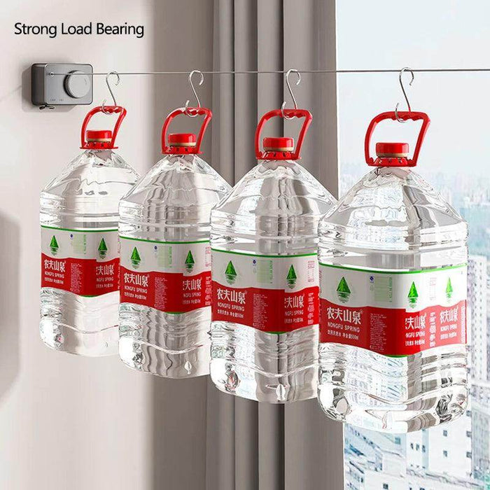 Invisible Retractable Clothesline - eZthings USA WE SORT ALL THE CRAZIEST GADGETS, GIZMOS, TOYS & TECHNOLOGY, SO YOU DON'T HAVE TO.