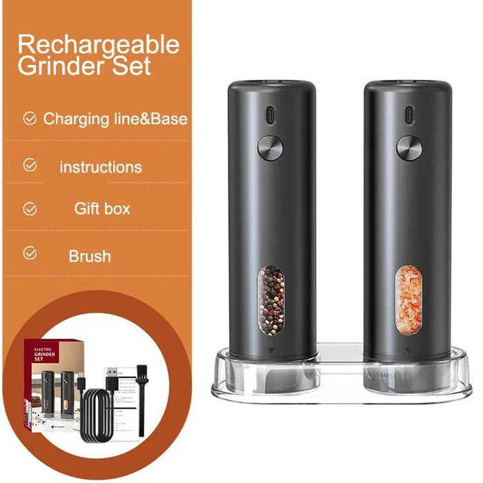 Rechargeable Electric Pepper Grinder - eZthings USA WE SORT ALL THE CRAZIEST GADGETS, GIZMOS, TOYS & TECHNOLOGY, SO YOU DON'T HAVE TO.