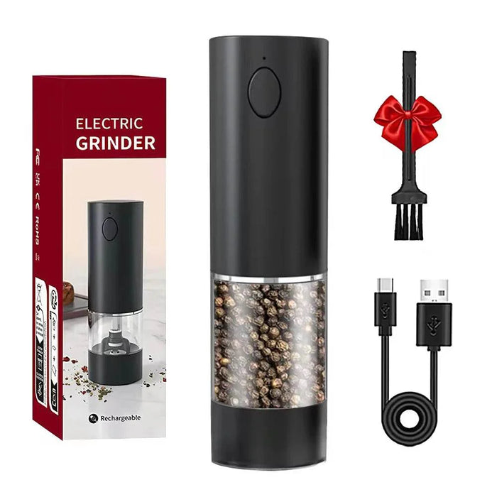 Rechargeable Electric Pepper Grinder – Adjustable Spice Mill - eZthings USA WE SORT ALL THE CRAZIEST GADGETS, GIZMOS, TOYS & TECHNOLOGY, SO YOU DON'T HAVE TO.