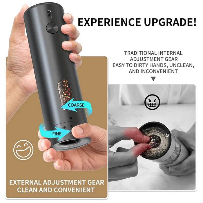 Rechargeable Electric Pepper Grinder - eZthings USA WE SORT ALL THE CRAZIEST GADGETS, GIZMOS, TOYS & TECHNOLOGY, SO YOU DON'T HAVE TO.