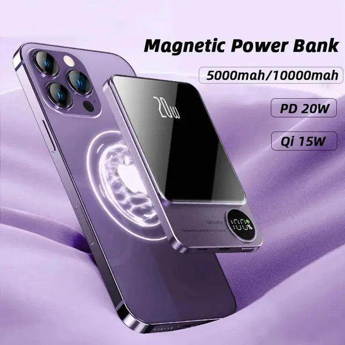 PowerHub ChargeMate wireless charger MagSafe Power Bank for iphone - eZthings USA WE SORT ALL THE CRAZIEST GADGETS, GIZMOS, TOYS & TECHNOLOGY, SO YOU DON'T HAVE TO.