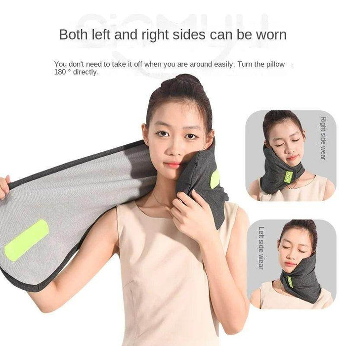 Memory Foam Travel Pillow for Sleeping - eZthings USA WE SORT ALL THE CRAZIEST GADGETS, GIZMOS, TOYS & TECHNOLOGY, SO YOU DON'T HAVE TO.