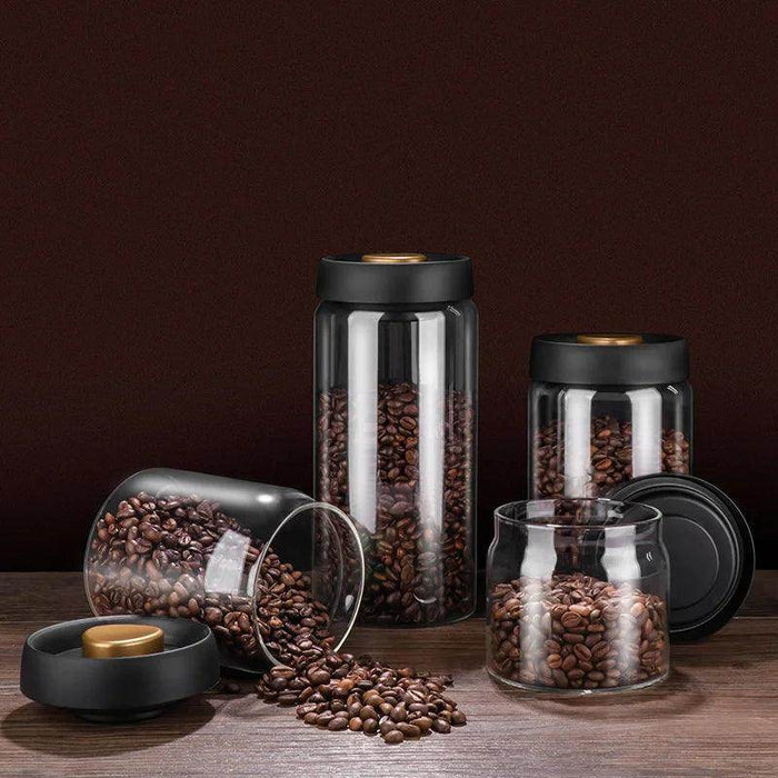 Vacuum Sealed Jug Coffee Beans Airtight Canister - eZthings USA WE SORT ALL THE CRAZIEST GADGETS, GIZMOS, TOYS & TECHNOLOGY, SO YOU DON'T HAVE TO.