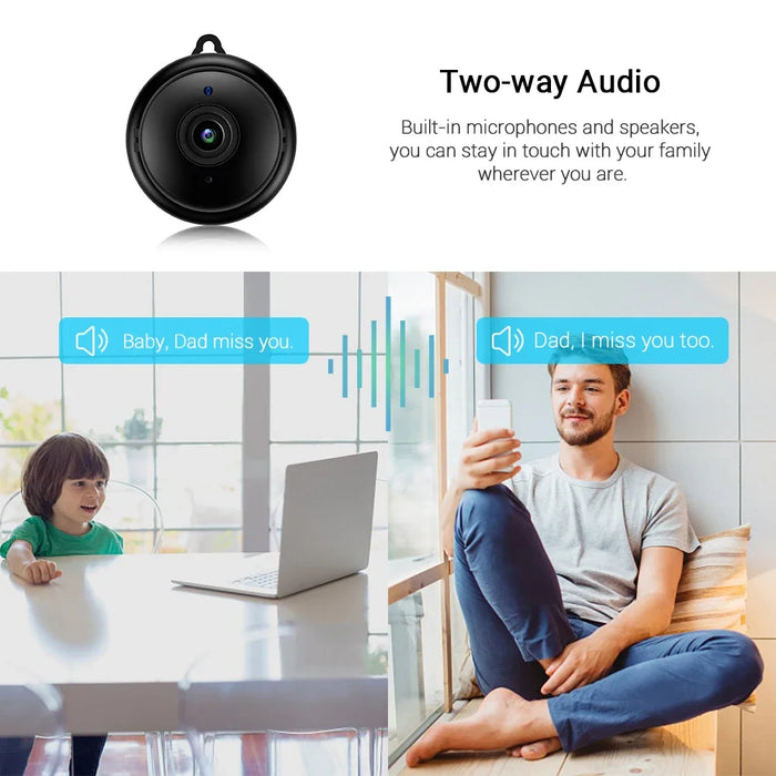 Mini WiFi Indoor Security Camera - eZthings USA WE SORT ALL THE CRAZIEST GADGETS, GIZMOS, TOYS & TECHNOLOGY, SO YOU DON'T HAVE TO.