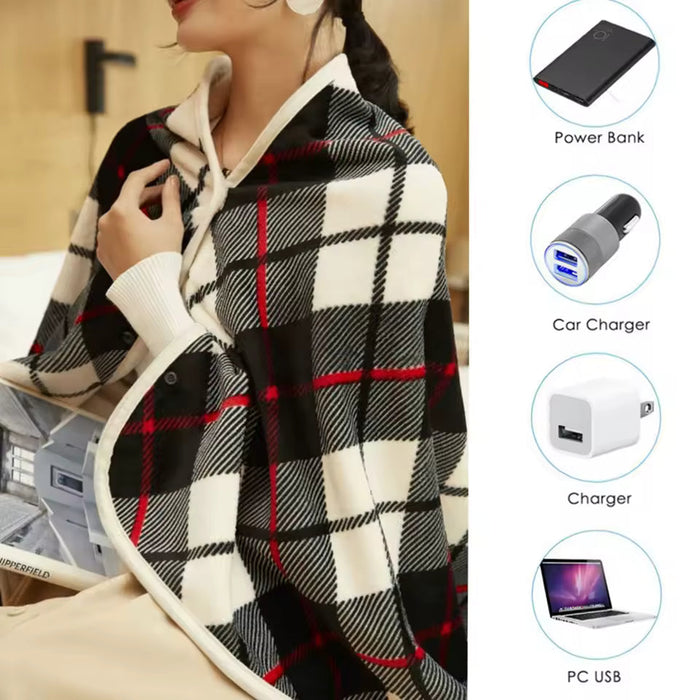 USB Electric Heated CozyGlow Heated Wrap - eZthings USA WE SORT ALL THE CRAZIEST GADGETS, GIZMOS, TOYS & TECHNOLOGY, SO YOU DON'T HAVE TO.