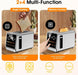 Stainless Steel Smart Digital Toaster - eZthings USA WE SORT ALL THE CRAZIEST GADGETS, GIZMOS, TOYS & TECHNOLOGY, SO YOU DON'T HAVE TO.