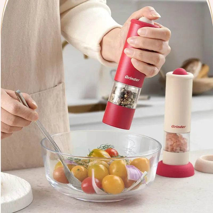 USB Rechargeable Salt and Pepper Grinder - eZthings USA WE SORT ALL THE CRAZIEST GADGETS, GIZMOS, TOYS & TECHNOLOGY, SO YOU DON'T HAVE TO.